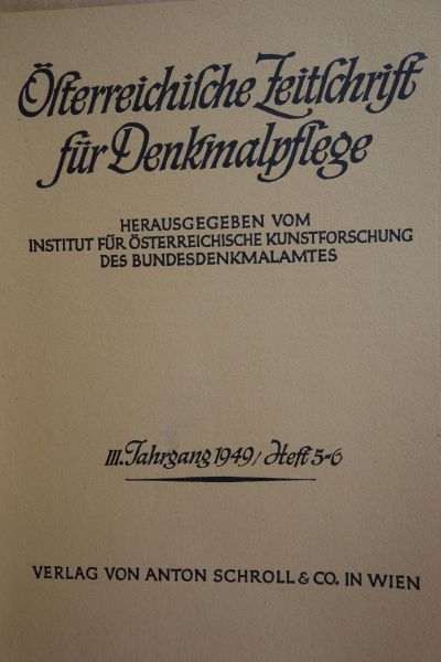 ÖZKD III Heft 5-6/1949