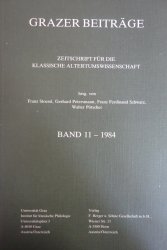 Grazer Beiträge Band 11/1984