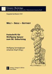 Grazer Beiträge Supplementband XVI
