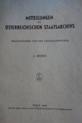 Mitteilungen des Österreichischen Staatsarchivs