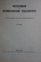 Mitteilungen des Österreichischen Staatsarchivs