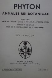 Phyton Vol. 18/Fasc. 3-4/1978