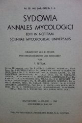 Sydowia Vol. XVI/1962