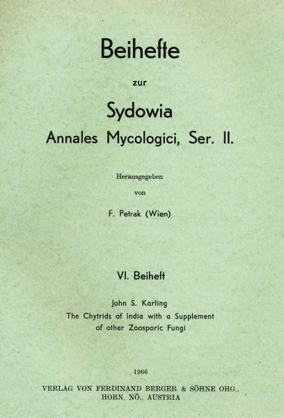 Sydowia Beiheft 6/1966