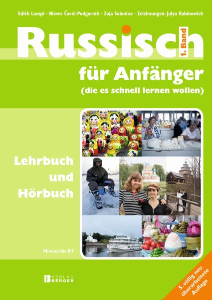 Russisch für Anfänger Lehrbuch und Hörbuch 1. Band