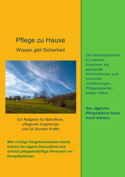 Pflege zu Hause - Wissen gibt Sicherheit