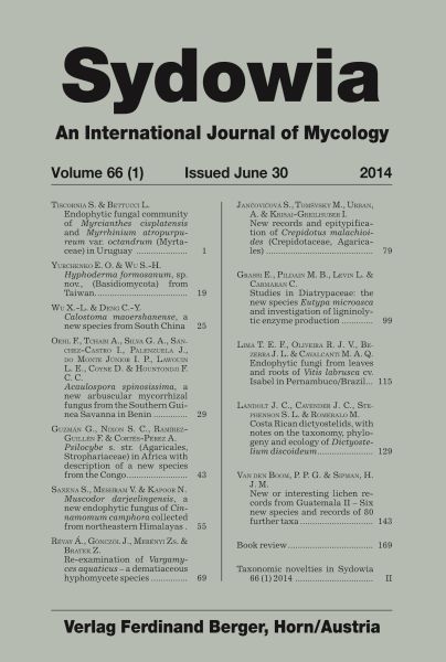 Sydowia Vol. 66/Fasc. 2 E-Book/S 171-181