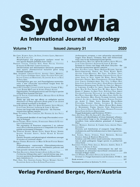 Sydowia Vol. 71 E-Book/S 115-127 OPEN ACCESS