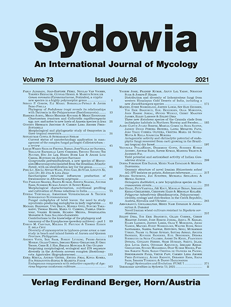 Sydowia Vol. 73 E-Book/S 1-12