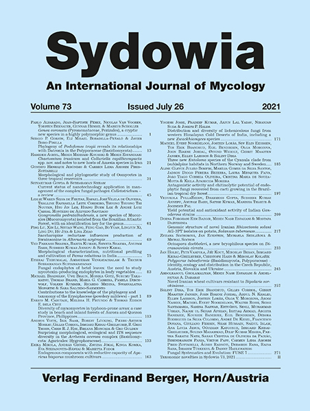 Sydowia Vol. 73 E-Book/S 69-74 OPEN ACCESS