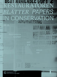 Restauratorenblätter - Papers in Conservation Band Art.5/39 E-Book