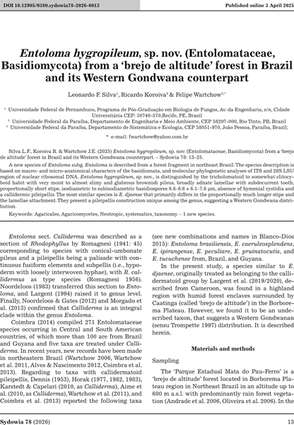 Sydowia Vol. 78 E-Book/S 13-25