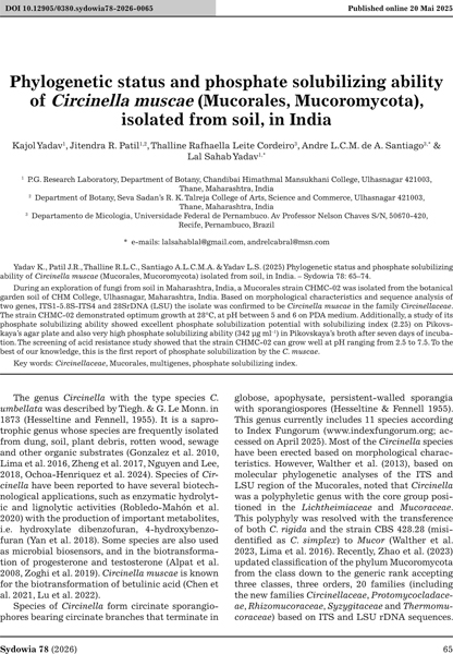 Sydowia Vol. 78 E-Book/S 65-74