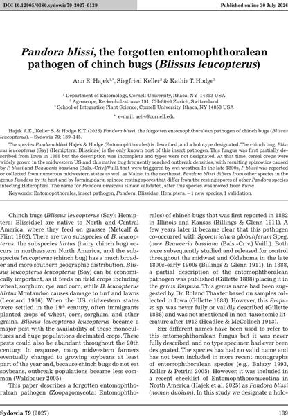 Sydowia Vol. 79 E-Book/S 139-145